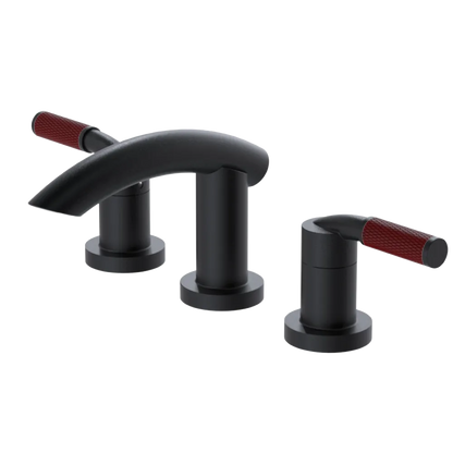Rubinet Widespread Lav. Set. (less drain) Matt Black
