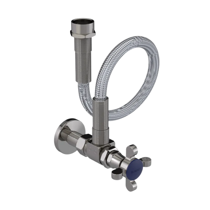 Rubinet Exposed Supply Kit (classic) Polished Nickel