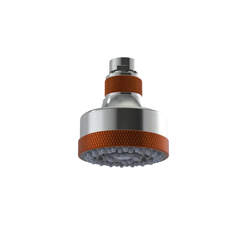 Rubinet 3 FUNCTION SHOWER HEAD Satin Nickel