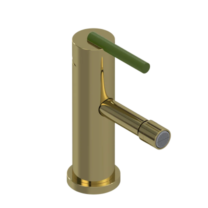 Rubinet Single Control Bidet Fitting (less drain) Natural Brass