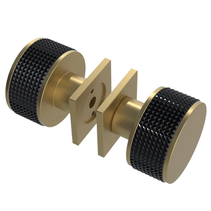 Rubinet Shower Door Knob (set) Satin Brass
