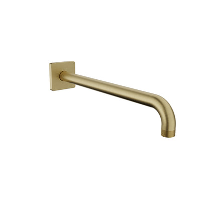 Baril 12" wall-mounted shower arm, square flange