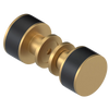 Rubinet Shower Door Knob (set) Satin Gold