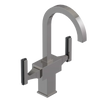 Rubinet Single Hole Dual Handle Lav. Set. (less drain) Polished Nickel