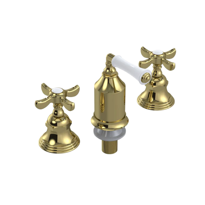 Rubinet Bidet Fitting with Spray, Diverter, and Vacum Breaker (Less Drain) Bright Brass