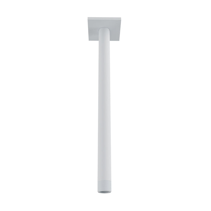 Baril 12" ceiling mounted shower arm, square flange