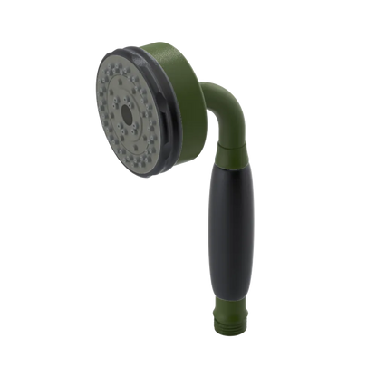 Rubinet 3 Function Hand Held Shower Only Green Envy