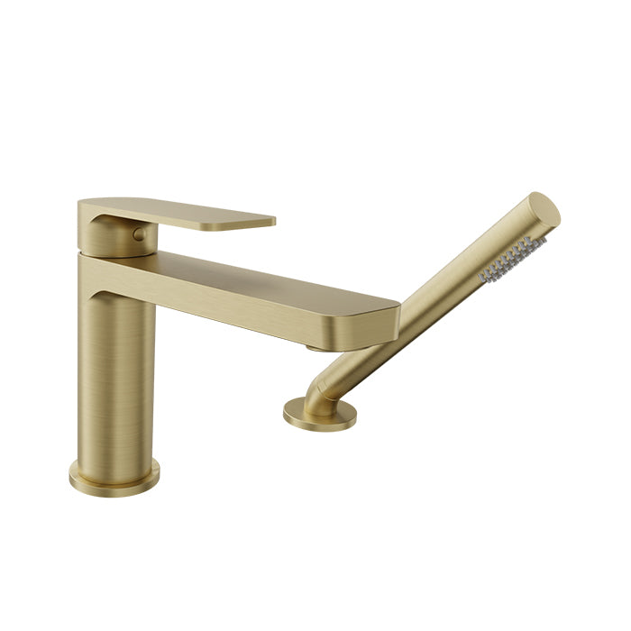 Baril 2-piece tub filler with hand shower