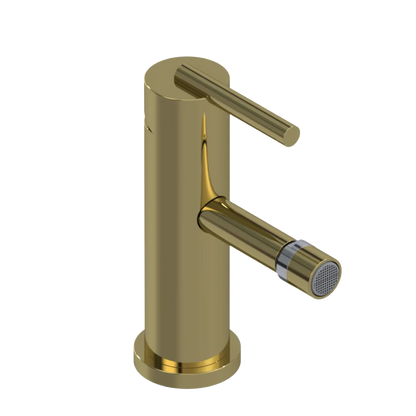 Rubinet Single Control Bidet Fitting (less drain) Natural Brass