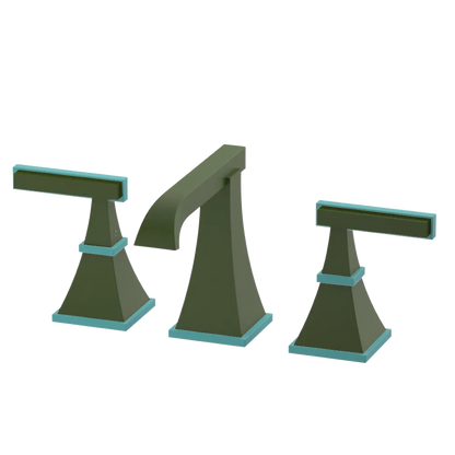 Rubinet Widespread Lav. Set. (less drain) Green Envy