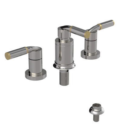 Rubinet Bidet Fitting with Spray, Diverter, and Vacuum Breaker (less drain) Polished Nickel