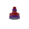 Rubinet 3 FUNCTION SHOWER HEAD Maroon