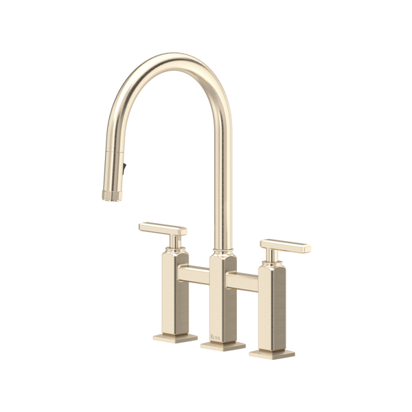 ROHL Apothecary Bridge Pull-Down Kitchen Faucet