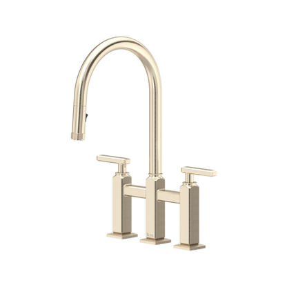 ROHL Apothecary Bridge Pull-Down Kitchen Faucet