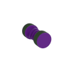 Rubinet Shower Door Knob (set) Purple Haze