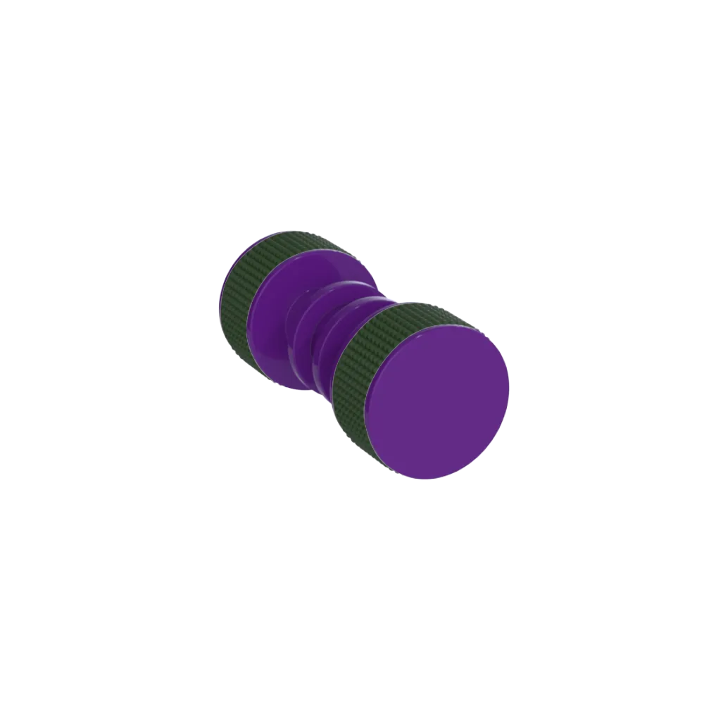 Rubinet Shower Door Knob (set) Purple Haze