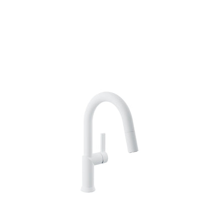 Baril Single-hole bar / prep kitchen faucet with 2-function pull-down spray