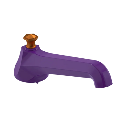 Rubinet Tub Filler Spout Deck Mount Purple Haze
