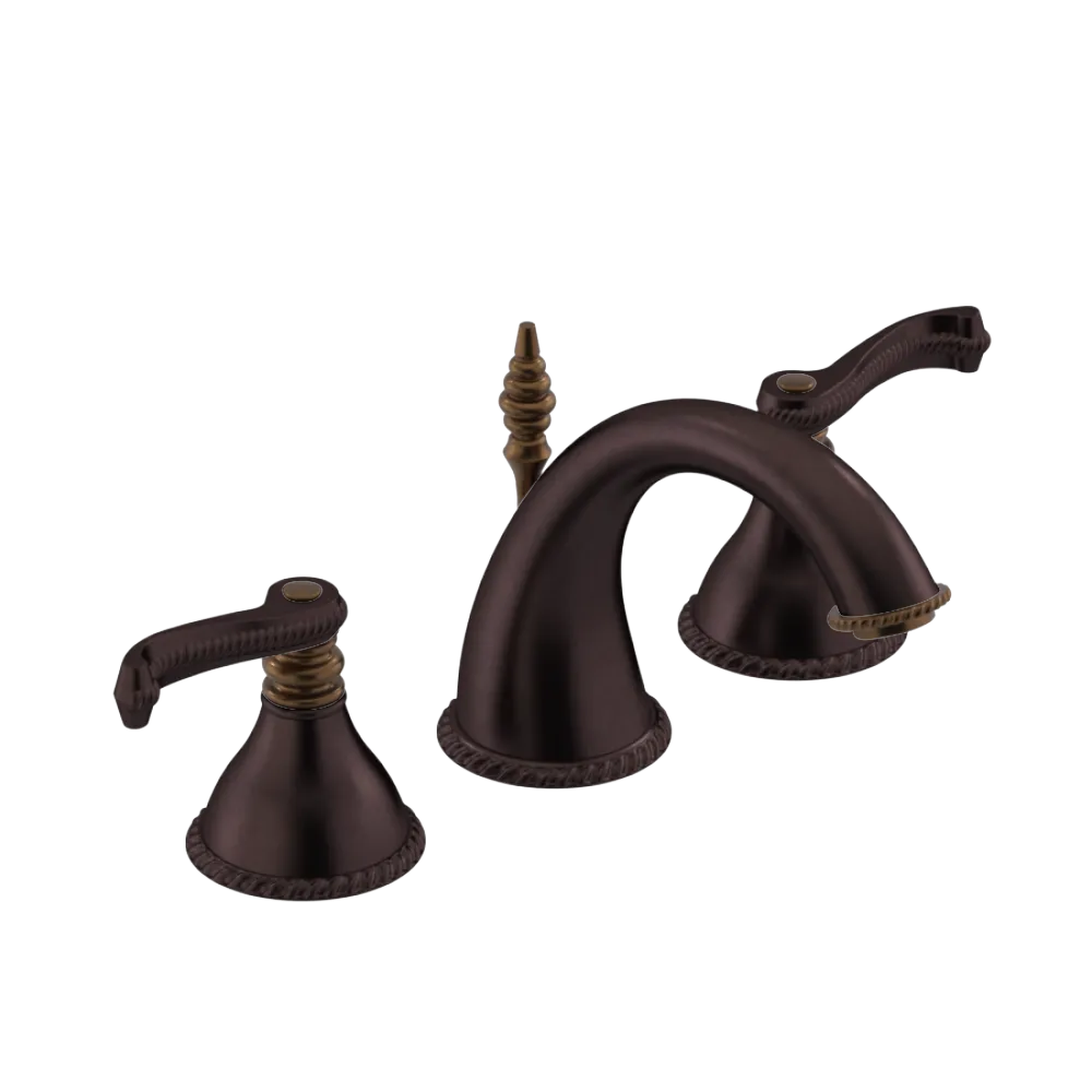 Rubinet Widespread Lav. Set. (less drain) Oil Rubbed Bronze