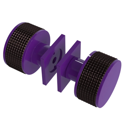 Rubinet Shower Door Knob (set) Purple Haze