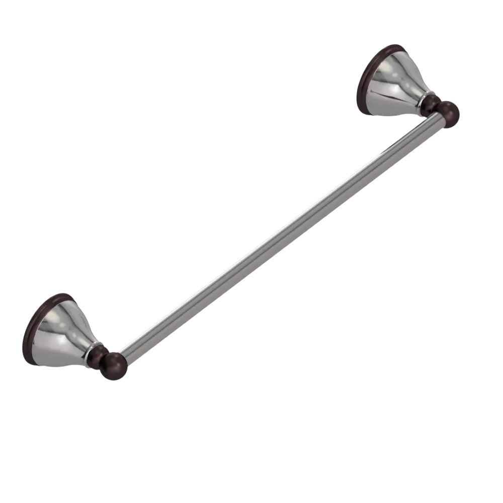 Rubinet Towel Bar 18" Polished Nickel