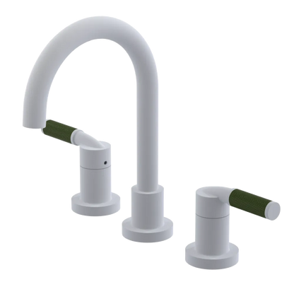 Rubinet Widespread Lav. Set. (less drain) Matt White