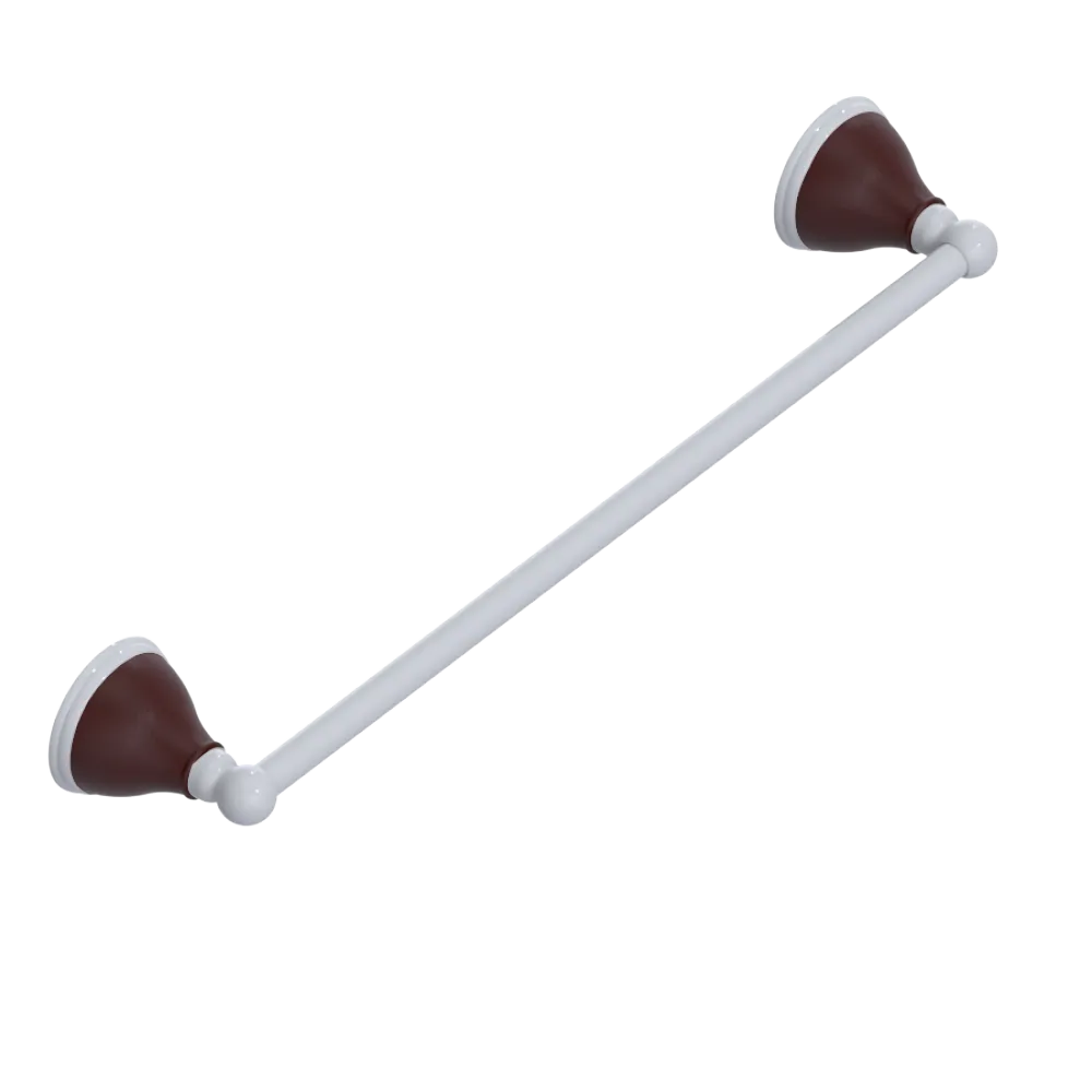 Rubinet Towel Bar 18" White