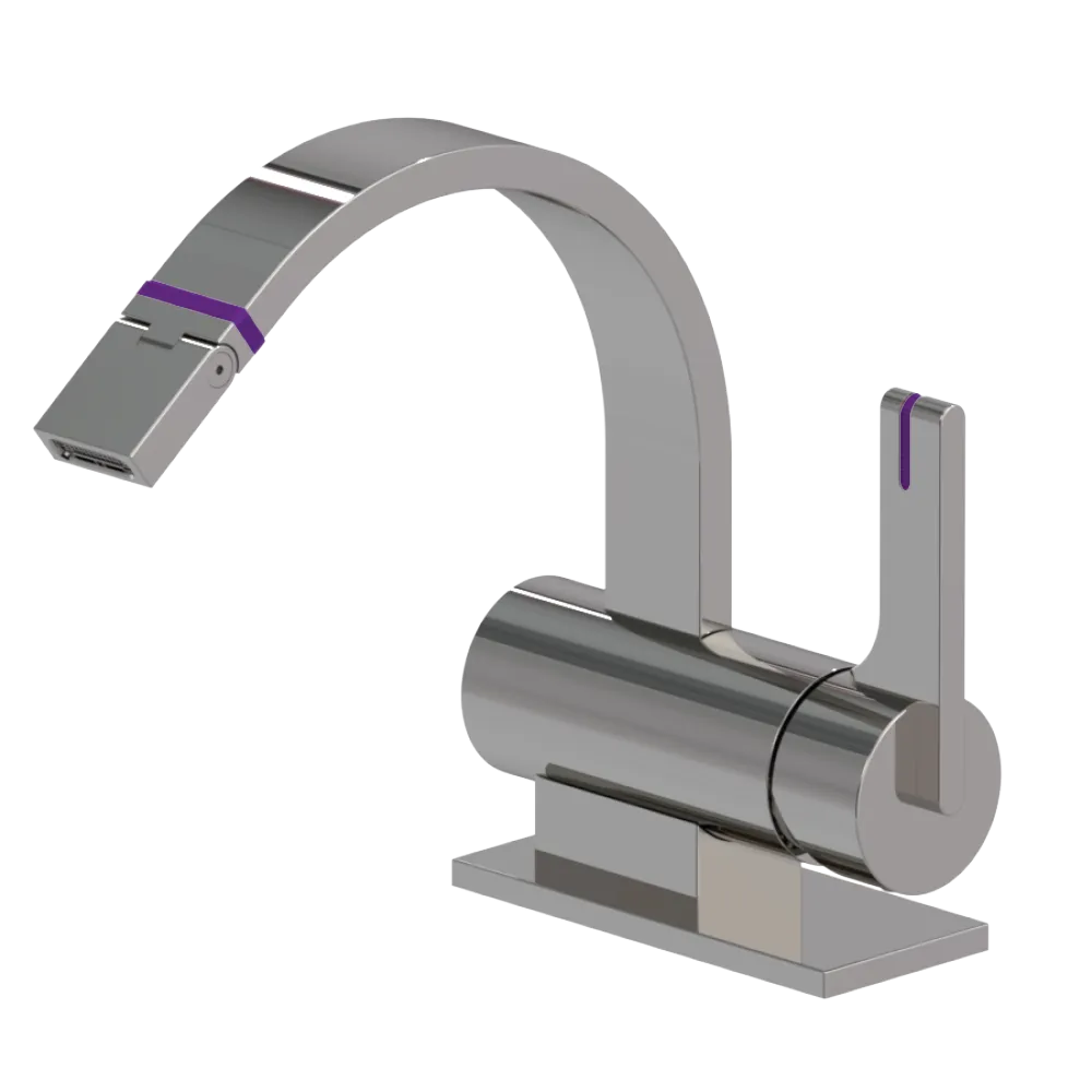 Rubinet Single Control Bidet Fitting (less drain) Polished Nickel
