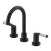 Rubinet Widespread Lav set (less drain) Matt Black