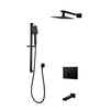 Diamond Push-Button Three Way Thermostatic System-Kit 4 - Golzar Home