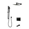 Diamond Push-Button Three Way Thermostatic System-Kit 4 - Golzar Home