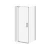 Kalia DISTINK 36” x 77” pivot shower door with 36” return panel - KP protective film – DR1743/DR1749-110-005
