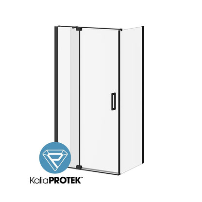 Kalia DISTINK 42” x 77” pivot shower door with 32” return panel - KP protective film – DR1744/DR1748-160-005