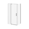 Kalia DISTINK 42” x 77” pivot shower door with 32” return panel - KP Protective film – DR1744/DR1748-110-005
