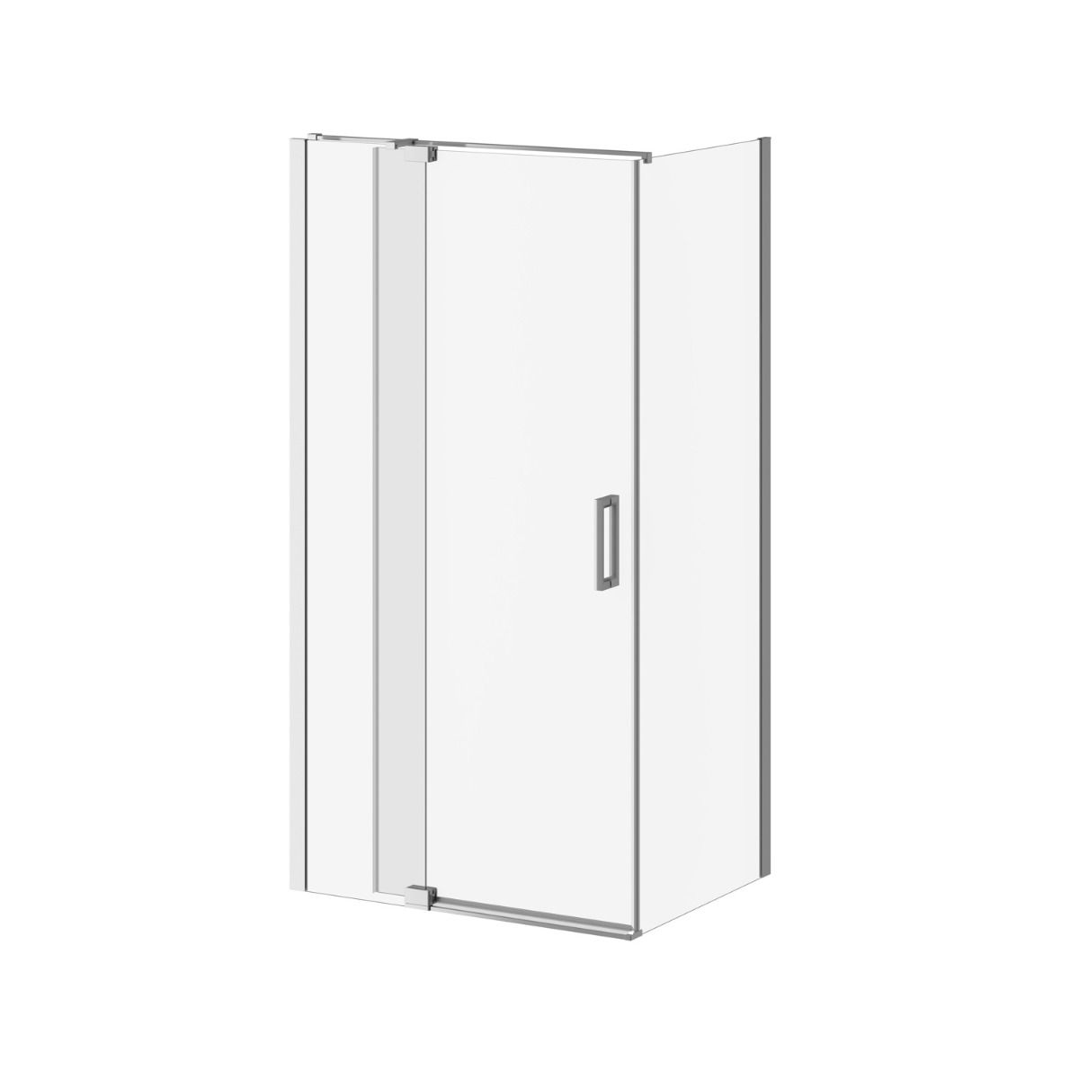 Kalia DISTINK 42” x 77” pivot shower door with 32” return panel - KP Protective film – DR1744/DR1748-110-005