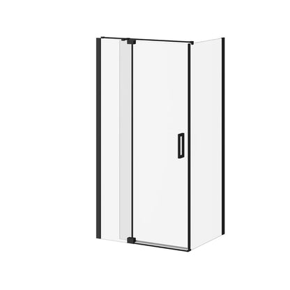 Kalia DISTINK 42” x 77” pivot shower door with 32” return panel - KP protective film – DR1744/DR1748-160-005