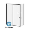 Kalia IKONIK 60” x 79” sliding shower door with 32" return panel - KP protective film - Right opening – DR1841-160-005/DR2186-005/DR1843-160-003