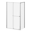 Kalia BALANCIA 48” x 79” sliding shower door with 32” return panel – DR1851/DR1852-115-003/DR1855