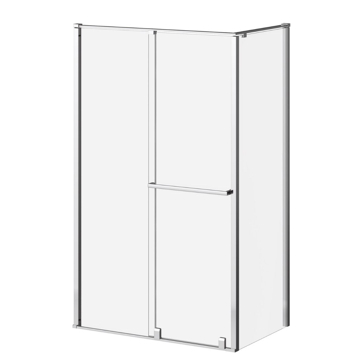 Kalia BALANCIA 48” x 79” sliding shower door with 32” return panel – DR1851/DR1852-115-003/DR1855