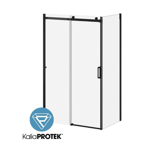 Kalia K3 48 x 77” sliding shower door with 32" return panel - KP protective film – DR2057-160-004/DR1795-160-000