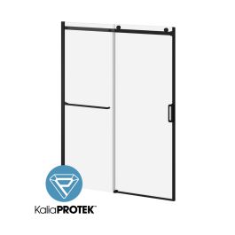 Kalia K3 60” x 77” sliding shower door with KP protective film with towel bar – DR2058-004/DR2059-160-004-001
