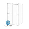 Kalia AKCESS 2.0 48” Bypass Sliding Shower Door with 36” return panel - KP protective film – DR2072/DR2076-110