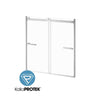 Kalia AKCESS 2.0 60” x 60” sliding shower door for bathtub - KP protective film – DR2075-110-005
