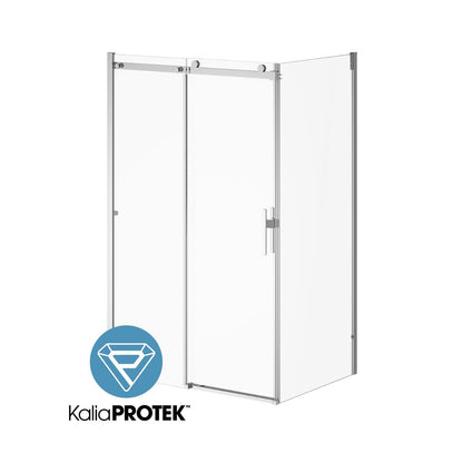 Kalia KONCEPT EVO Sliding Shower door 48” x 77” with 36" return panel - KP protective film (Reversible) – DR2130-110-005/DR2050-110-005