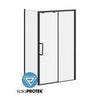 Kalia IKONIK 48” x 79” sliding shower door with 36" return panel - KP protective film - Left opening – DR2183-160-005/DR1844-160-005