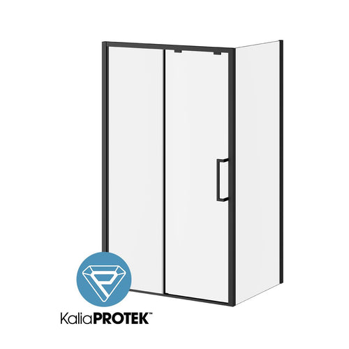 Kalia IKONIK 48” x 79” sliding shower door with 36" return panel - KP protective film - Right opening – DR2184-160-005/DR1844-160-005