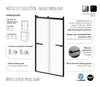 Kalia AKCESS 2.0 48” Bypass Sliding Shower Door - KP protective film – DR2072-110-005