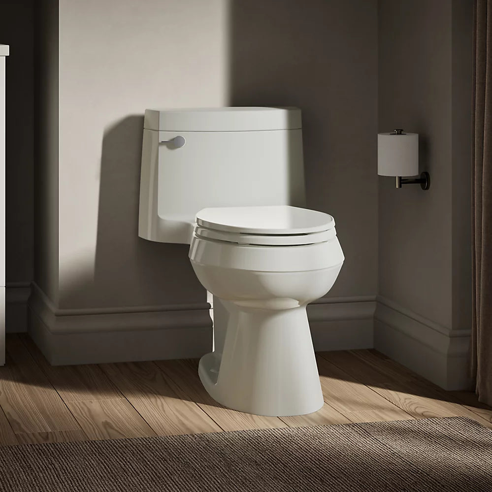Cimarron® One-piece elongated toilet with concealed trapway, 1.28 gpf