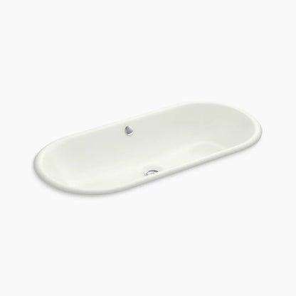 Iron Plains® 33" oval drop-in/undermount bathroom sink