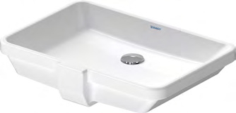 Duravit Design Classics 20 5/8" Rectangular Undermount Sink – 031653